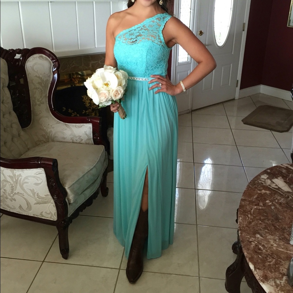 David’s bridal bridesmaid dress